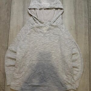 Vintage Calvin Klein Grey and white hoodie WOMEN SIZE S